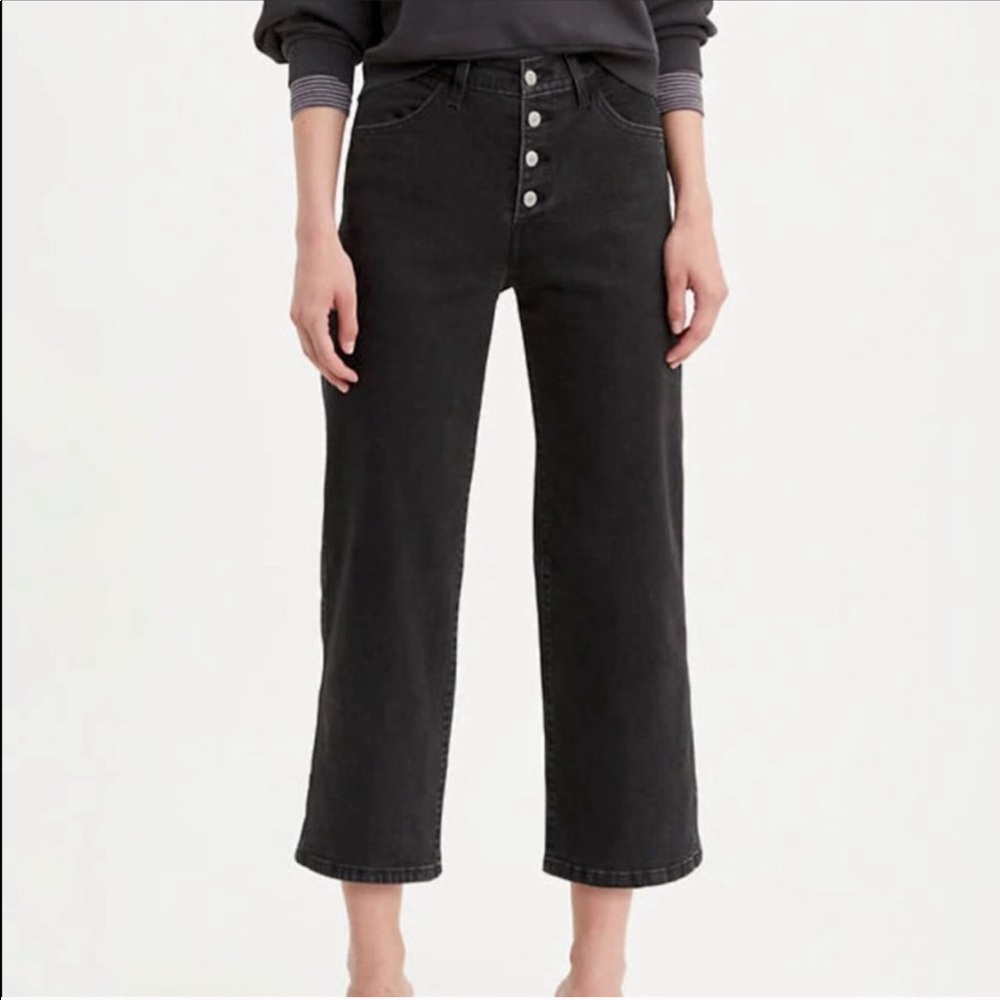 Levi’s Mile High Cropped Wide Leg Jean